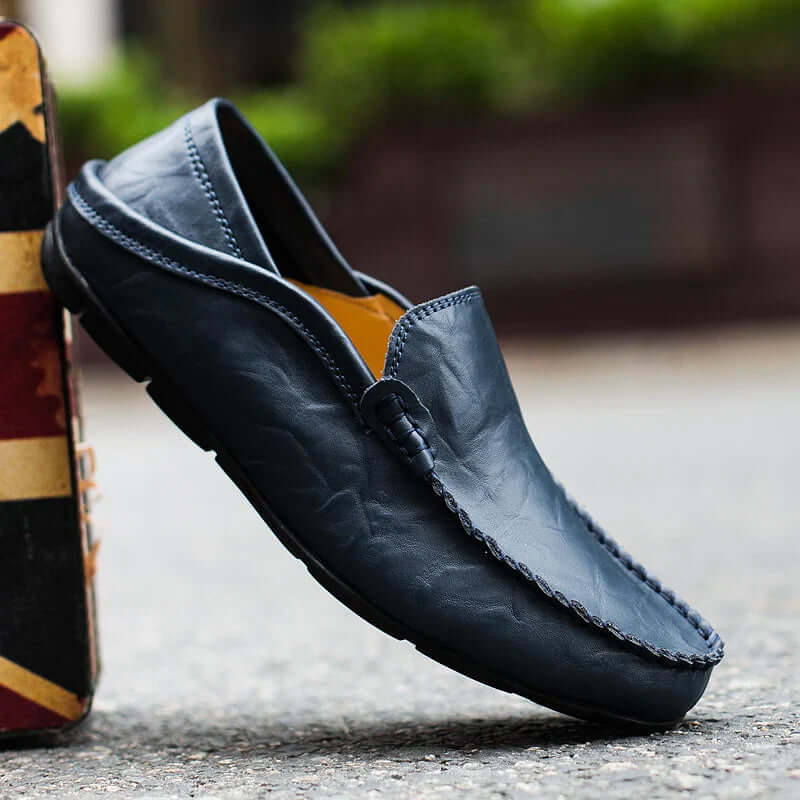 Italienische Herrenloafer aus Leder