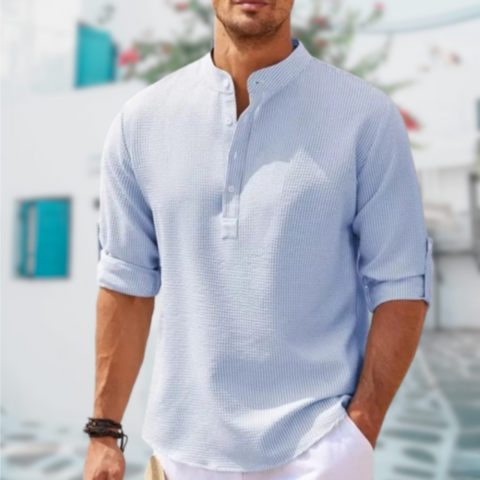 Weißes Casual-Hemd - Luca