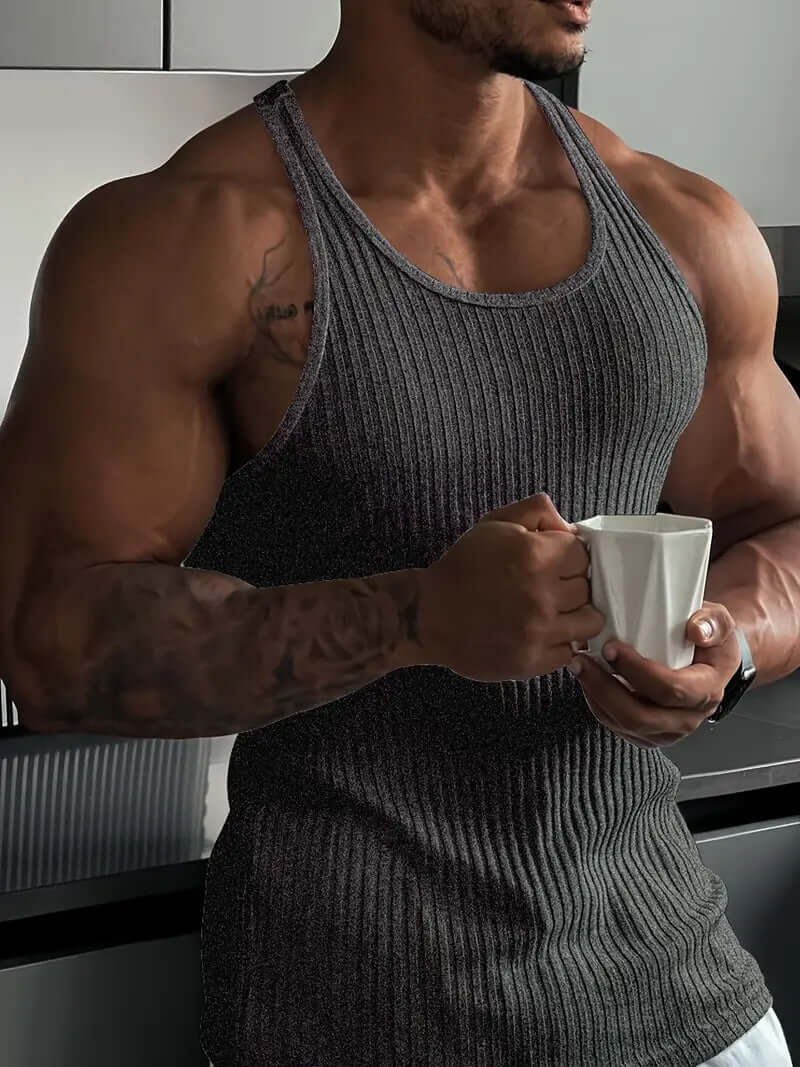 Ärmelloses Herren-Trainingsshirt - Body Fit