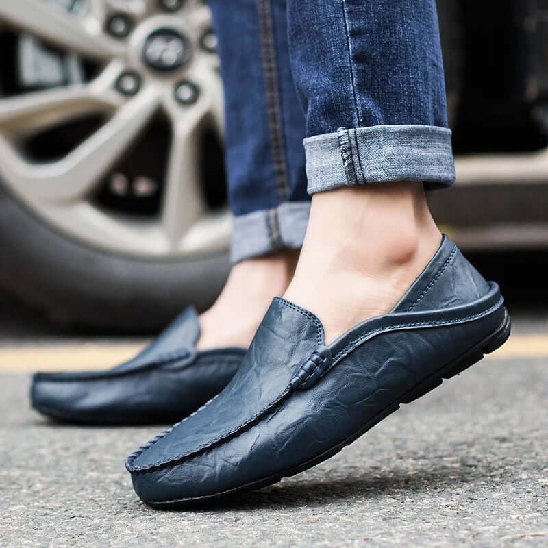 Italienische Herrenloafer aus Leder