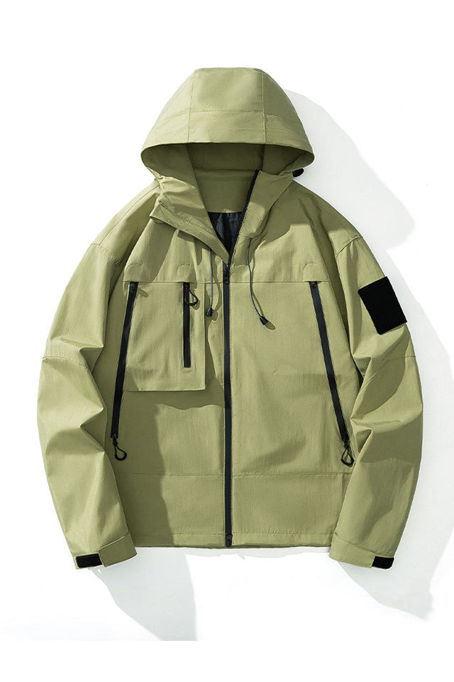 Lässige, wasserdichte Outdoor-Reisejacke