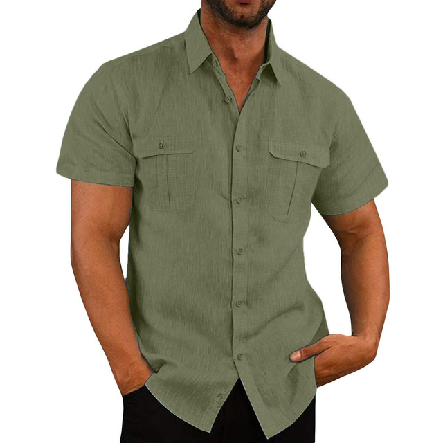 Herren Modisches Hemd Elegant Modern Komfort Fit – Matheoro