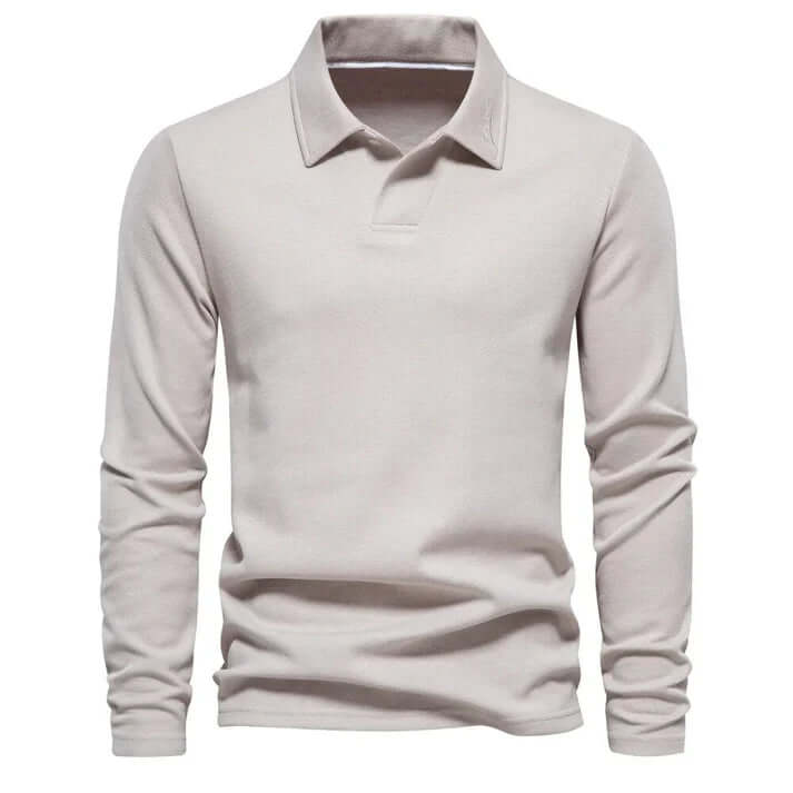 Herren Langarm Polohemd - Klassisch & Komfortabel
