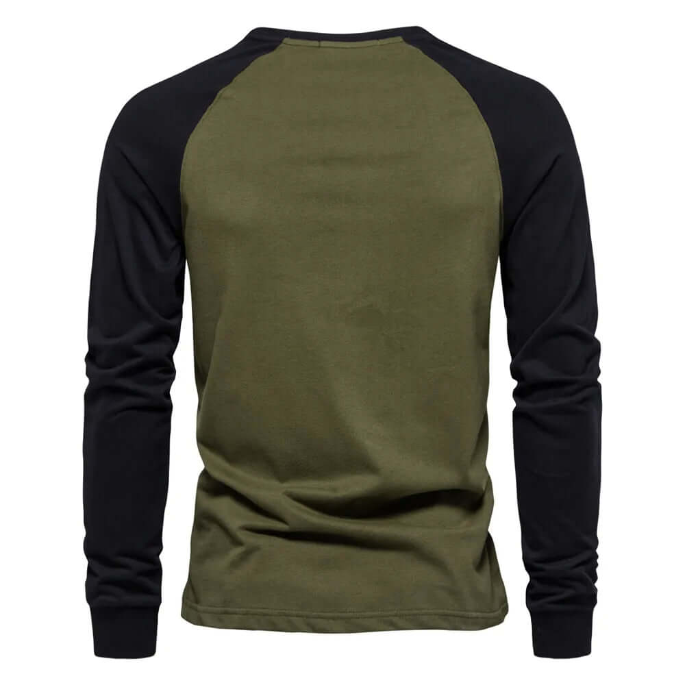 Herren Herbst Patchwork Hemd