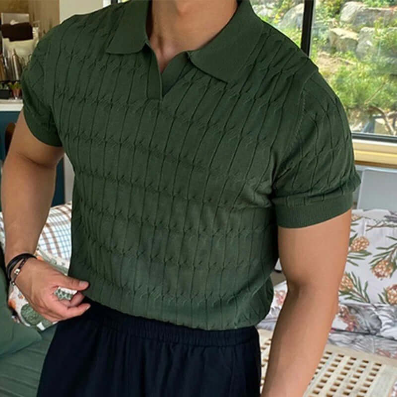 Herren-Poloshirt Kurzarm Modernes Design