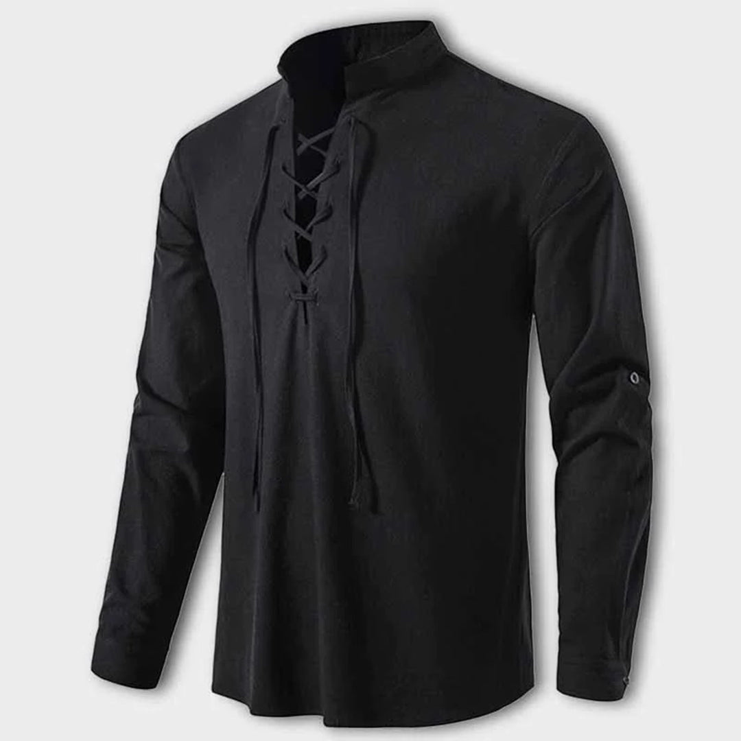 Nathan | Herren Bequeme Hemd | Langarm