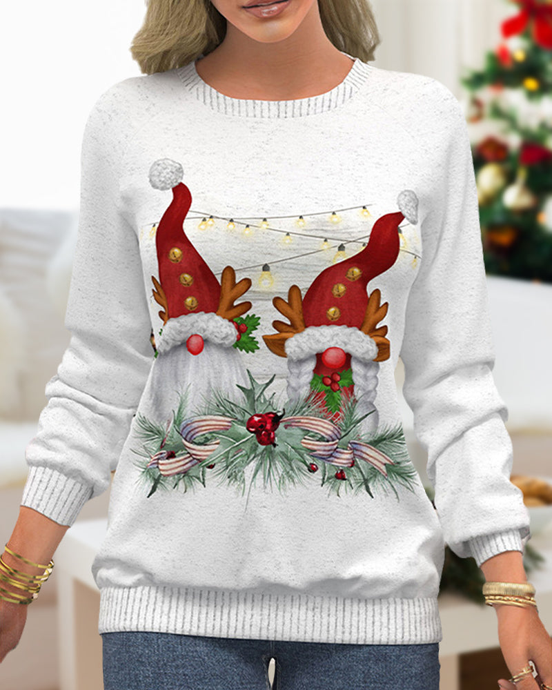 Weihnachtlicher Winterpullover für Damen
