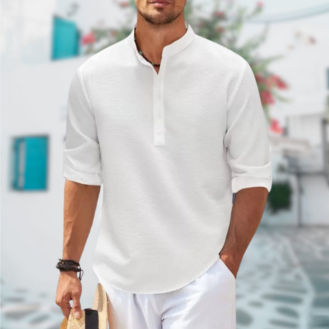 Weißes Casual-Hemd - Luca
