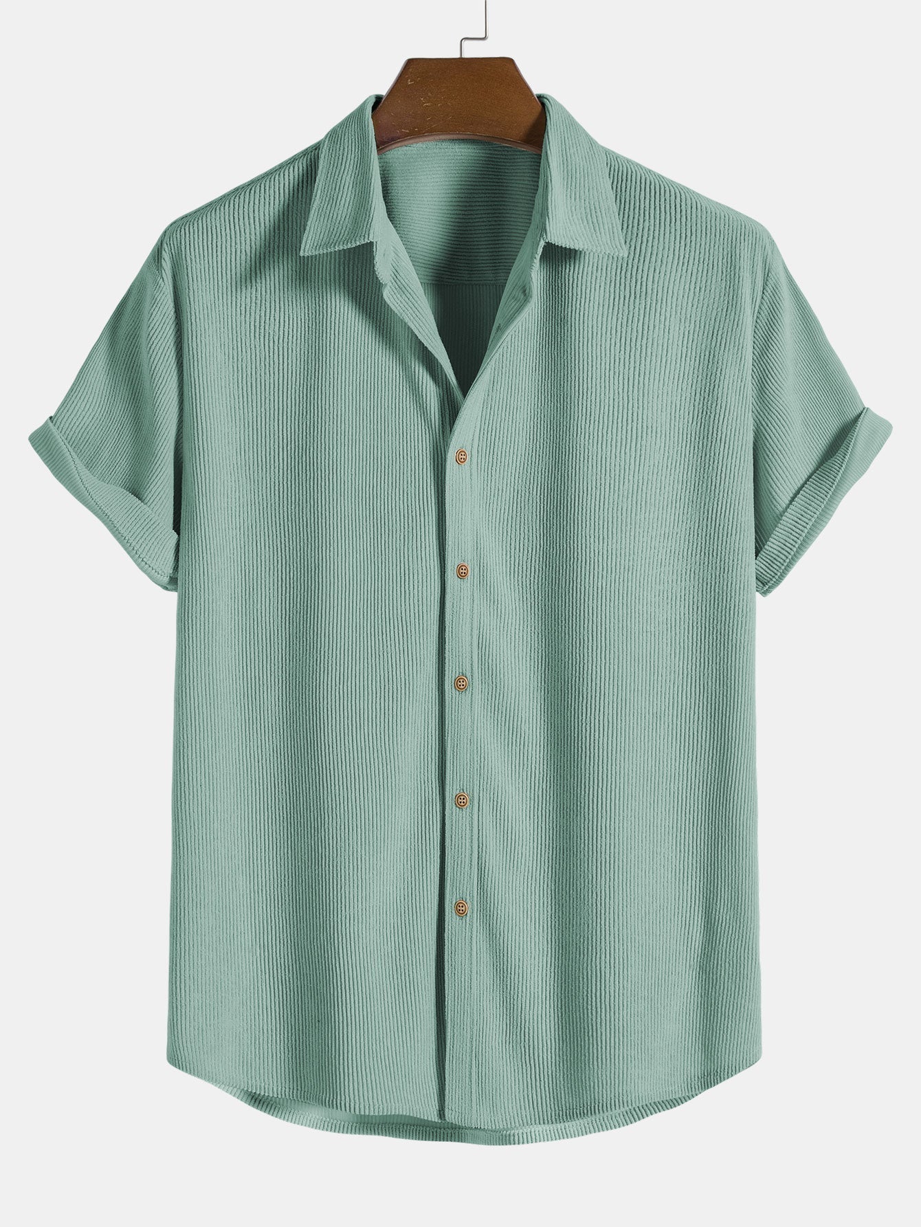 Sommerliches Polyester-Set: Lebhaftes Streifenshirt & Trendige Shorts