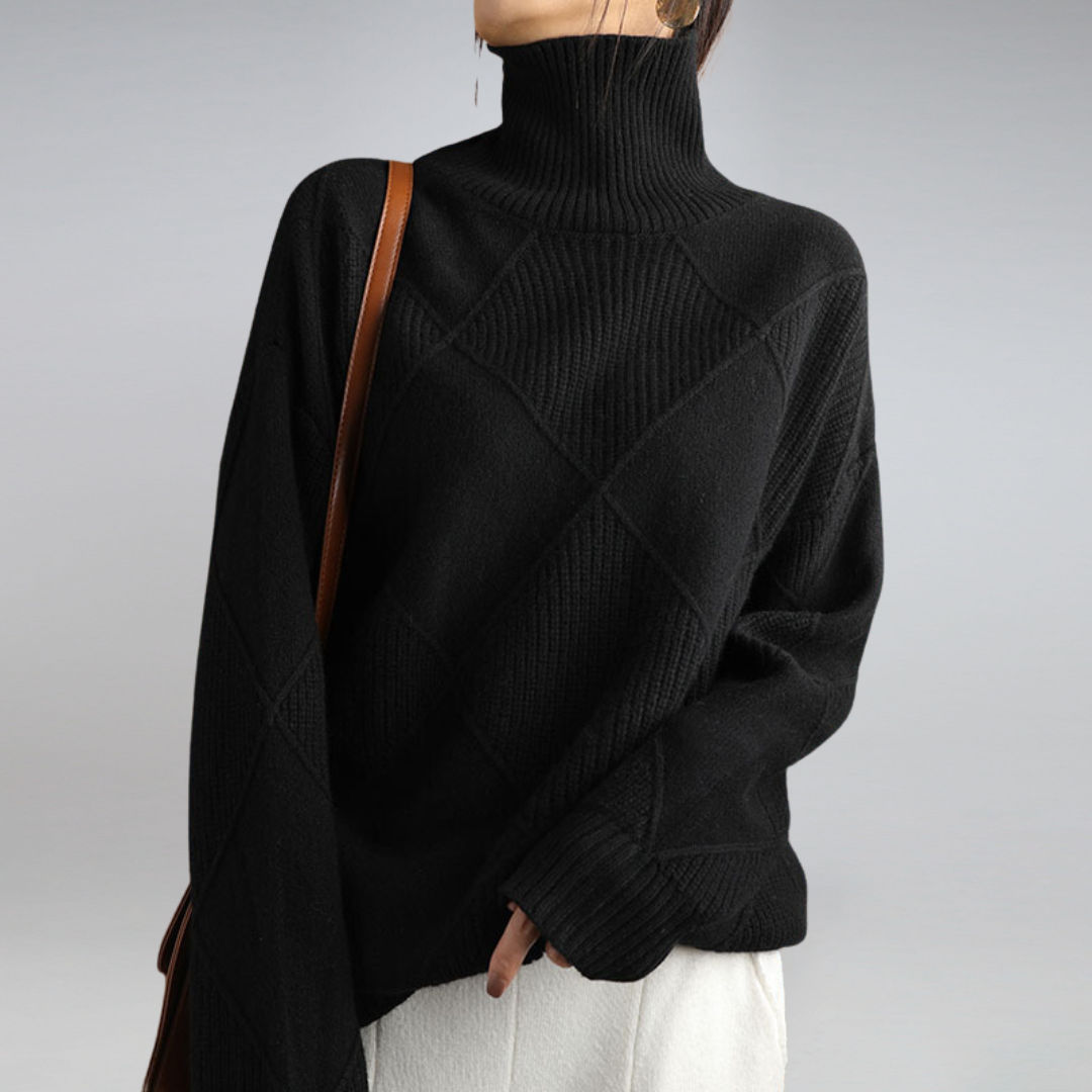 Adelina ~ Weicher Rollkragenpullover