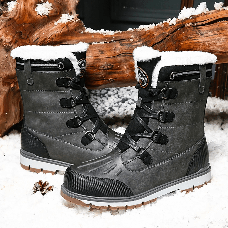 Herren Winterstiefel - Wasserdicht & Warm Gefüttert