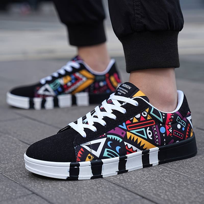 Herren Sneaker mit stylischem Muster