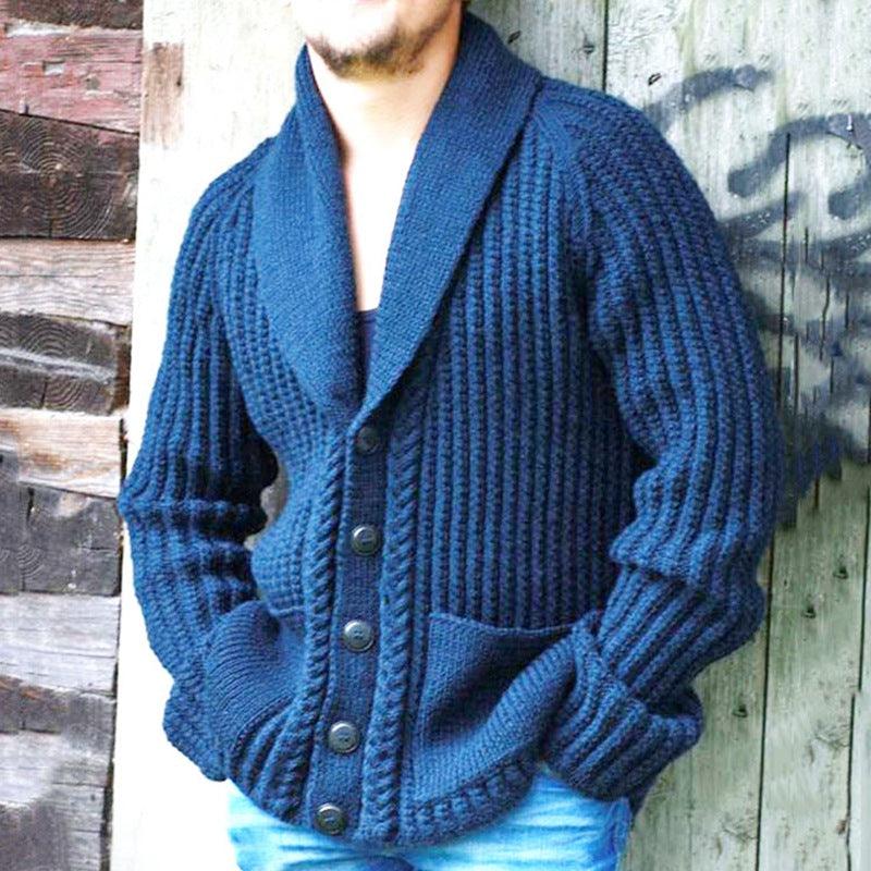 Ryu | Grobstrickpullover für herren – Locker und warm