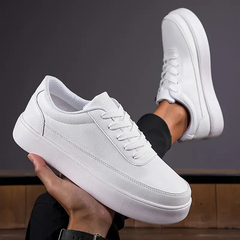 Abrahan - Orthopädische Weiße Skateschuhe für Herren