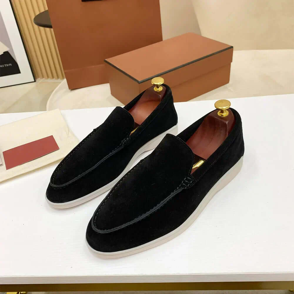 Herren Wildleder Slipper - Elegante & Bequeme Loafer