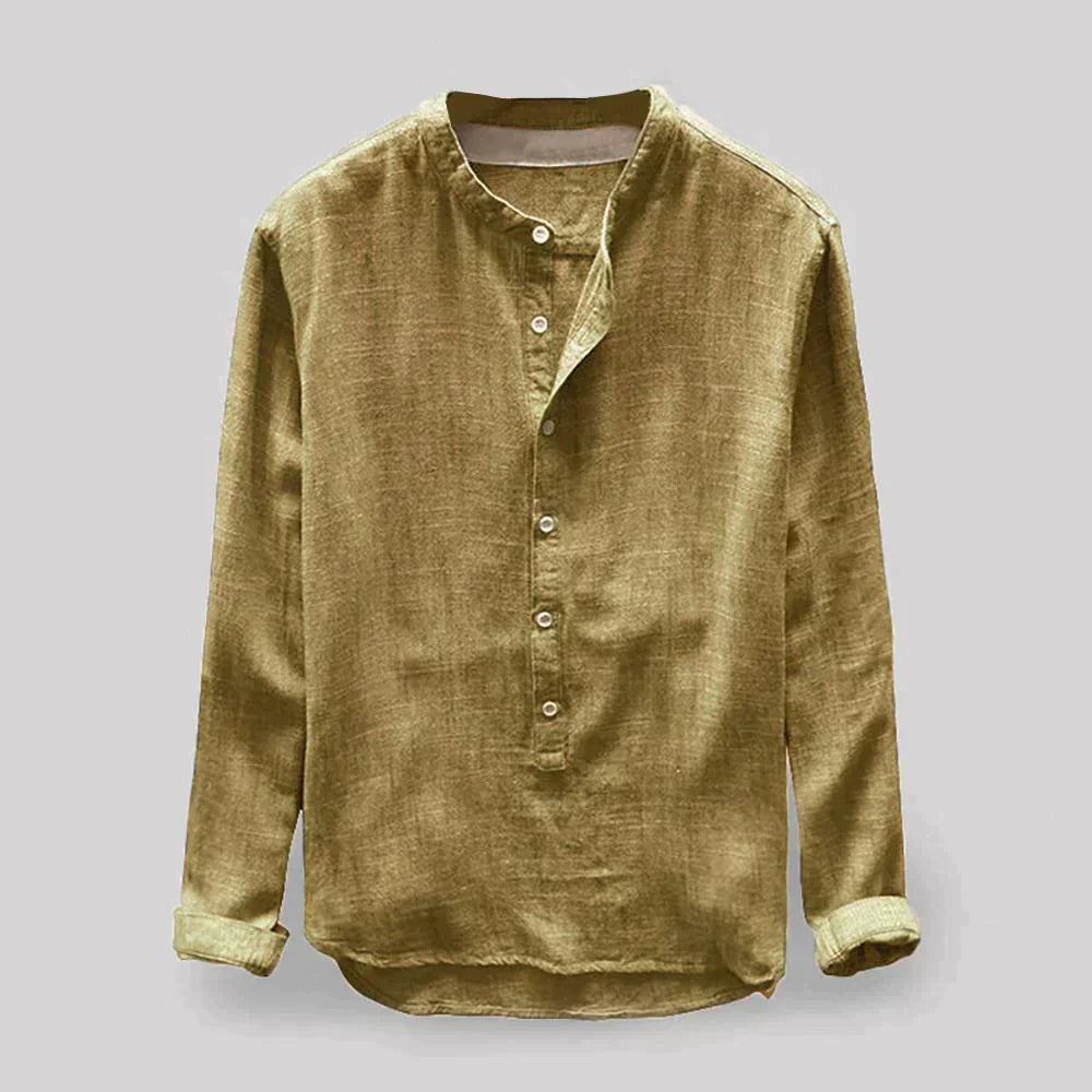 Atmungsaktives Leinenmischungsshirt: Stilvoll & Bequem Für Jeden Anlass