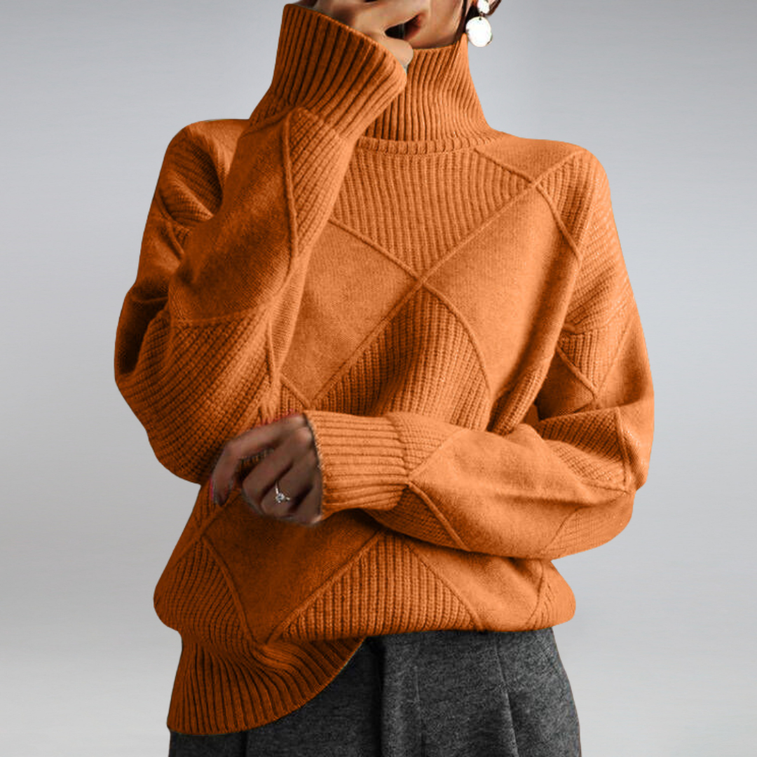 Adelina ~ Weicher Rollkragenpullover