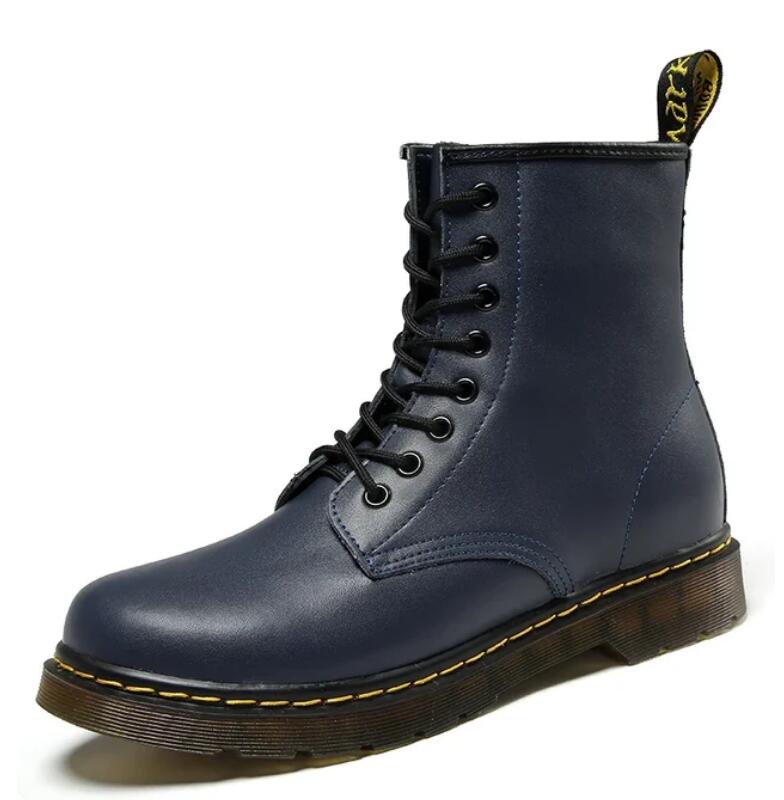 Herren Schnürstiefel aus Öko-Leder mit Gummisohle – Evan