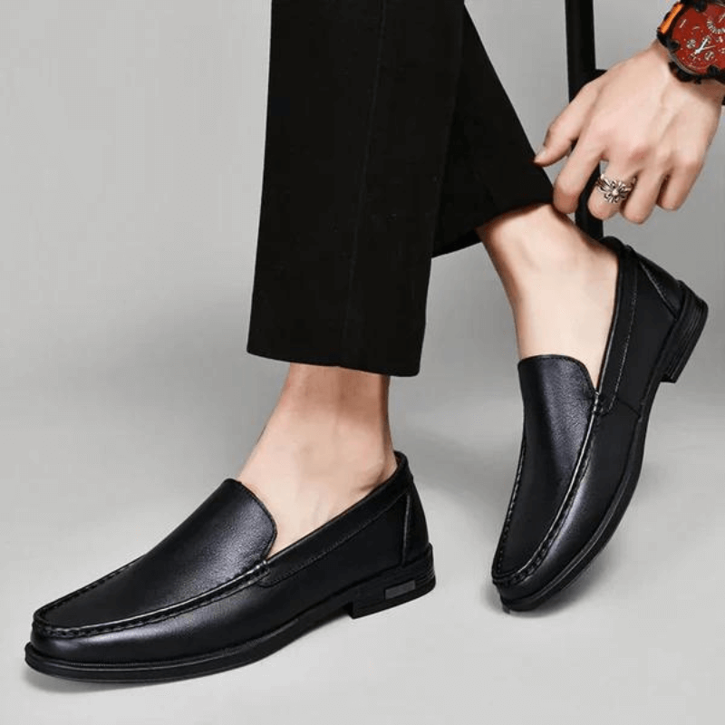 Luxuriöse Loafer aus Italienischem Leder
