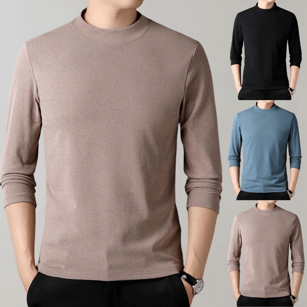 Herren Langarm Casual T-Shirt