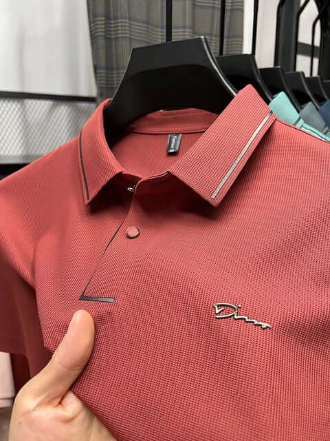 Elegantes Diamant-Poloshirt für Herren