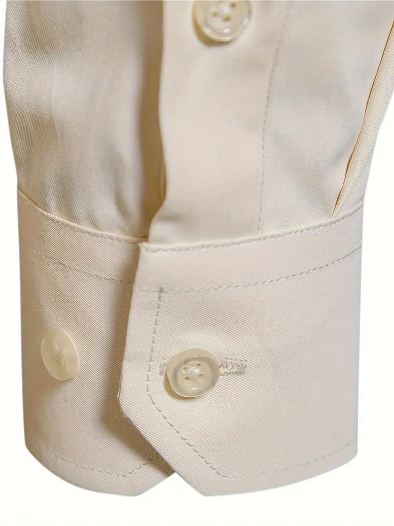 Schwarzes Herrenhemd Elegant Slim Langarm – Alviro