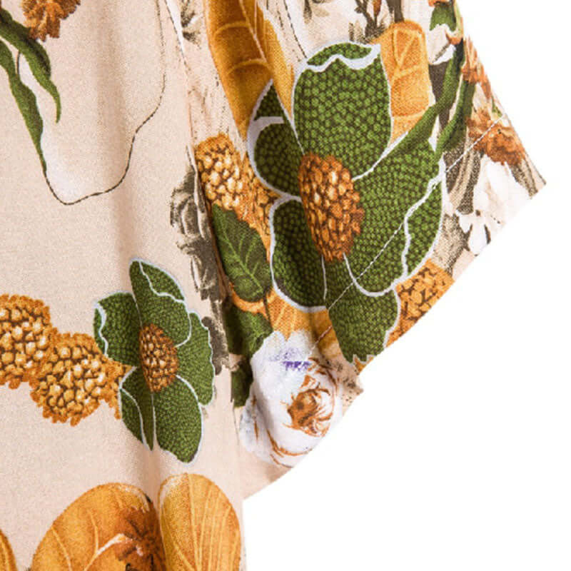 Stylisches Herren Kurzarmhemd mit Vintage Druck