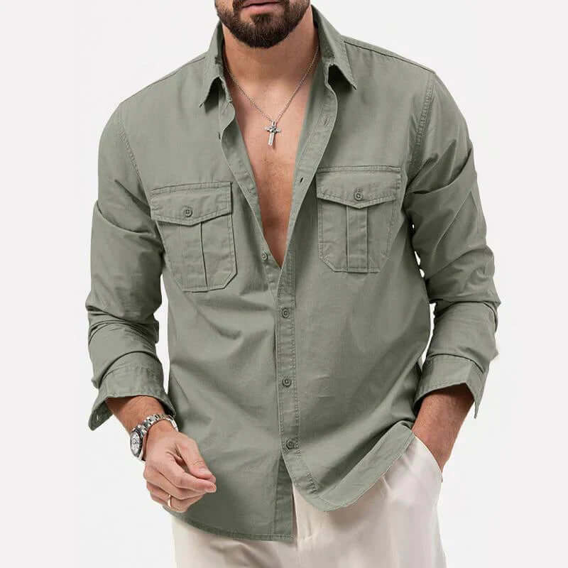 Herren Cargohemd - Robust & Elegant