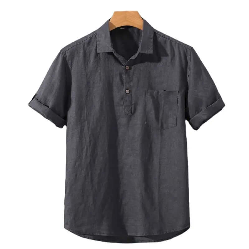 Elegantes Leinen-Polohemd für Herren