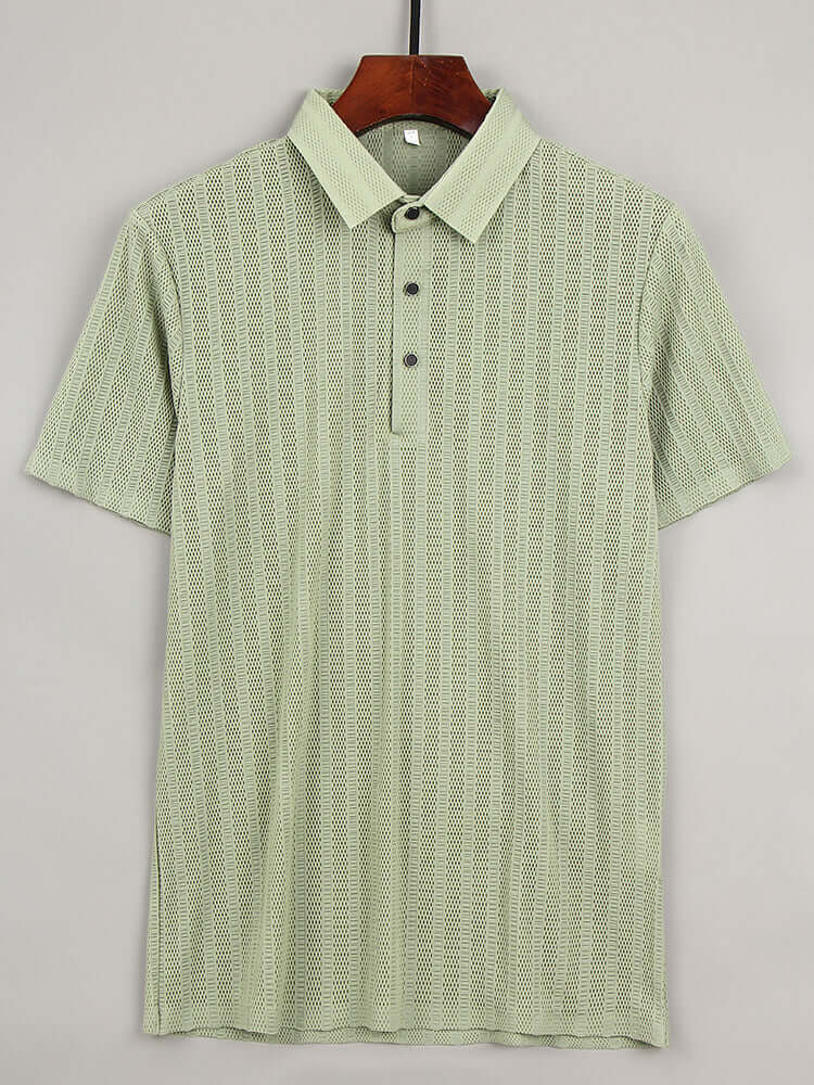 Herren Poloshirt aus Eisseide