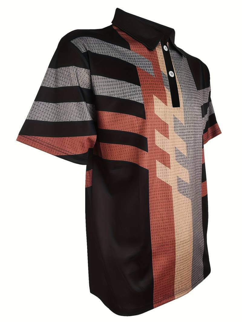 Lässiges Vintage Herren Polohemd