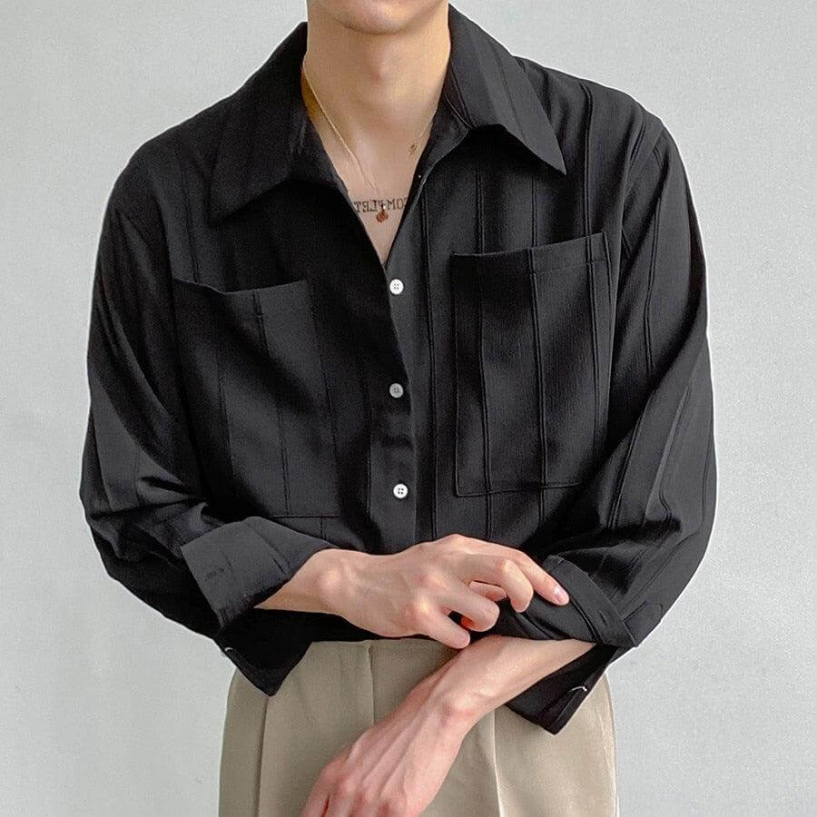 Geripptes Herren-Shirt im Lissabon-Stil