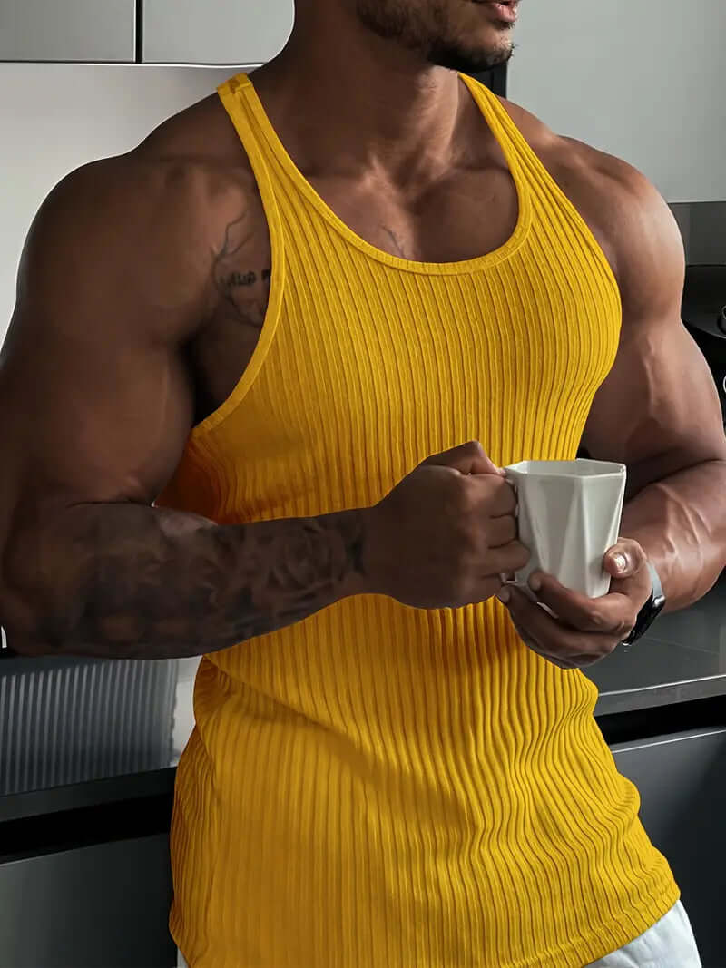 Ärmelloses Herren-Trainingsshirt - Body Fit