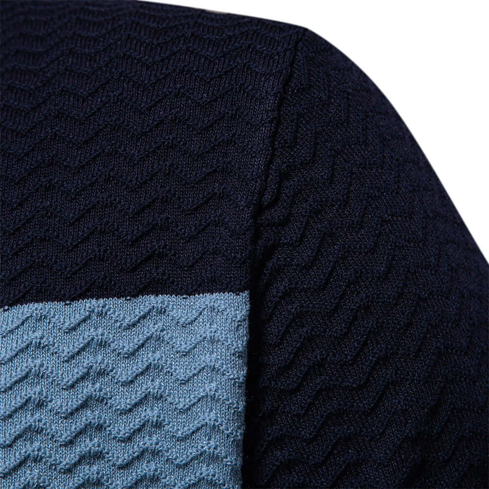 Stylisches Herrenhemd mit Rippenmuster