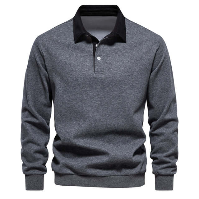 Herren-Polo-Pullover - Winter-Poloshirt
