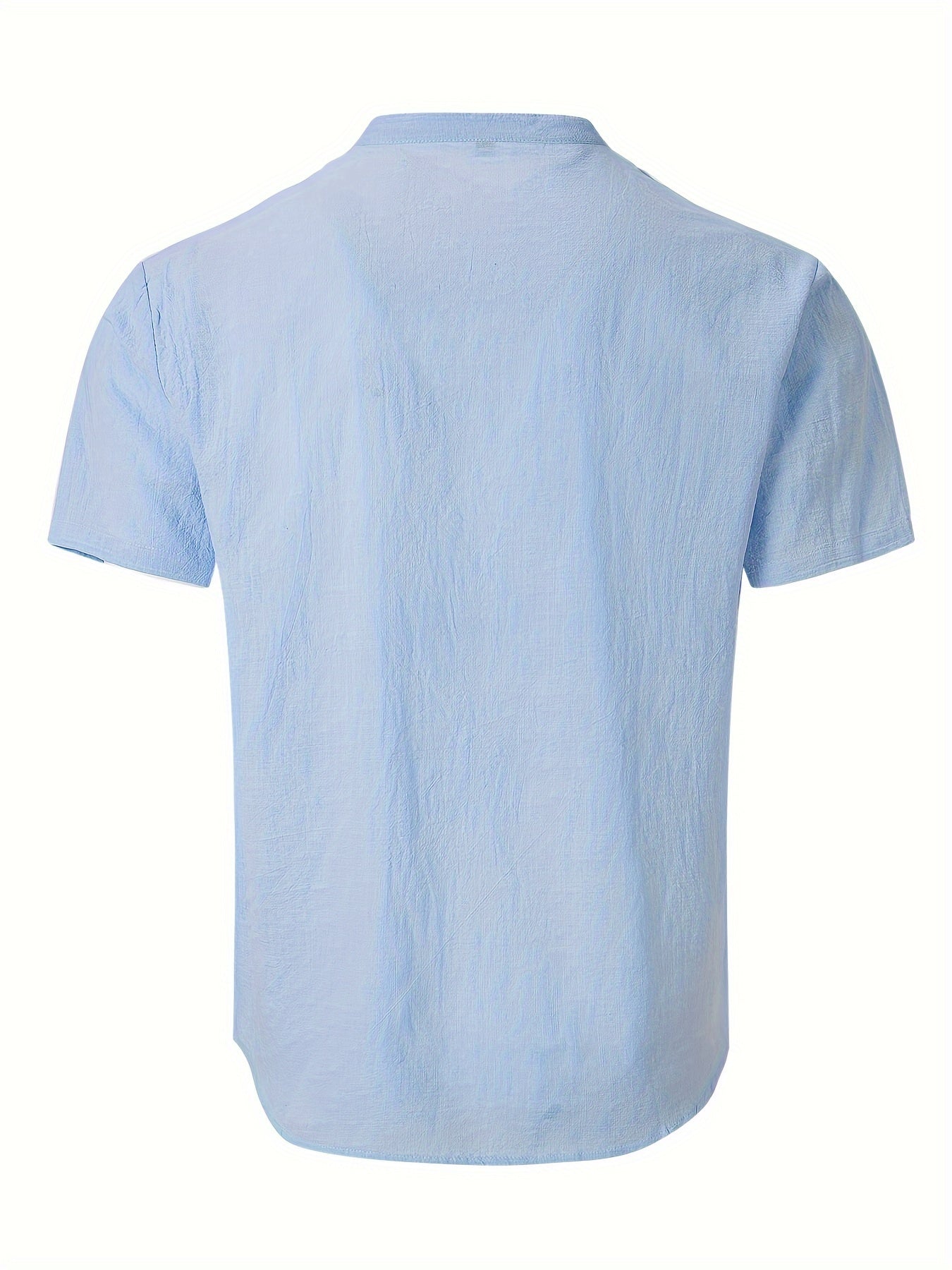 Hellblaues Henley-Shirt - Max