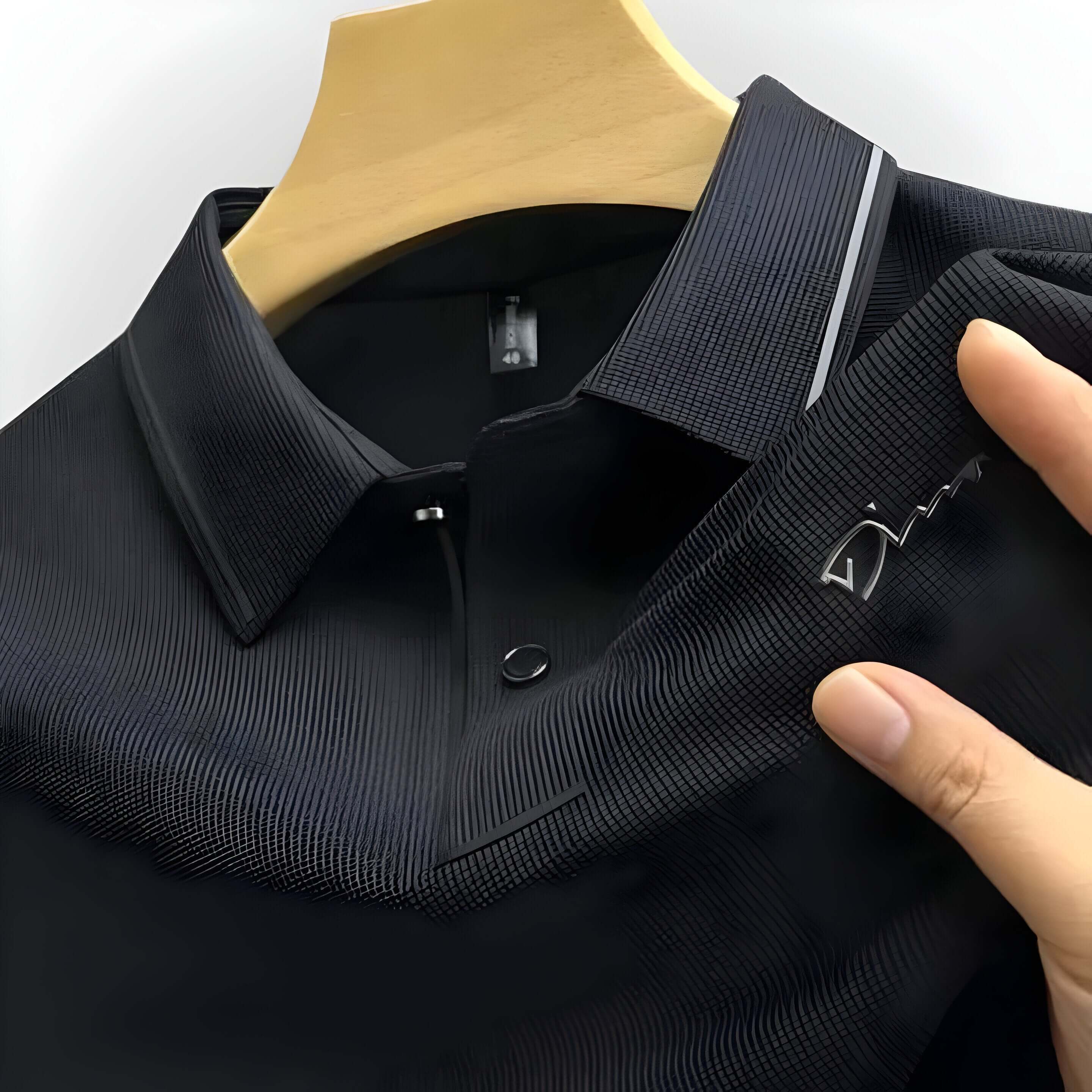 Luxuriöses Kurzarm-Poloshirt 1+1 Gratis