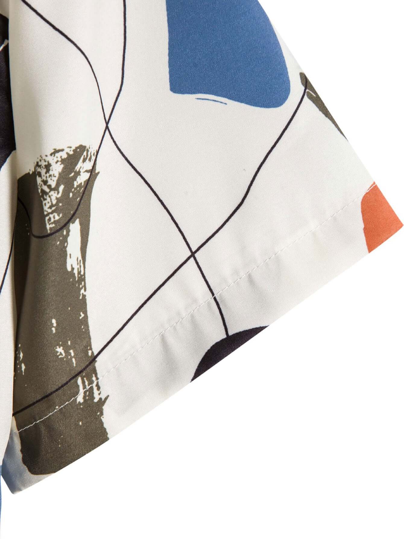 Herren-T-Shirt mit buntem Druck