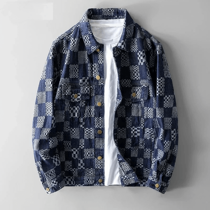 Patchwork Hemd für Herren