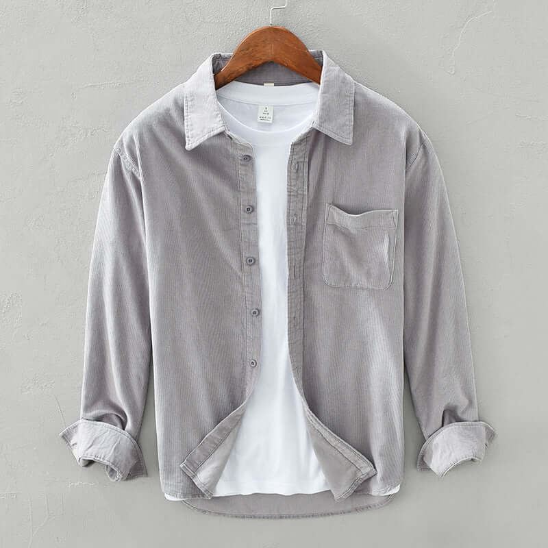 Retro Cordhemd Herren - Elegant & Vielseitig