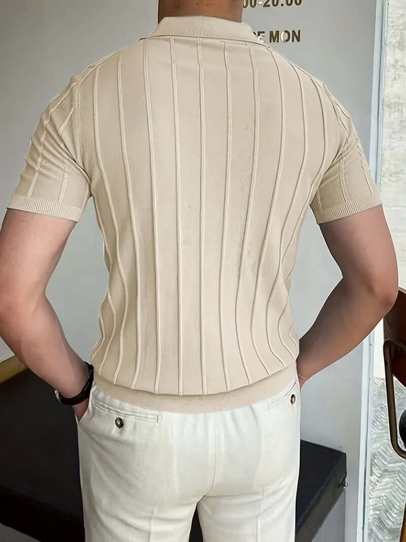 Gestreiftes Chic Poloshirt Herren