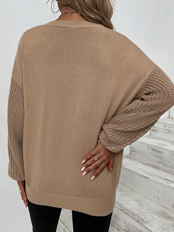 Zwangloser Winterpullover für Damen