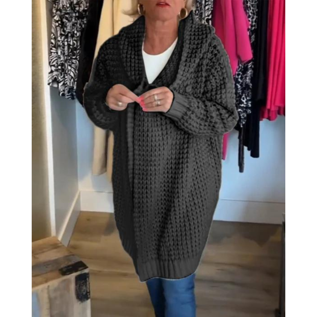 Kunigunde | Damen Lange Strickjacke | Winter