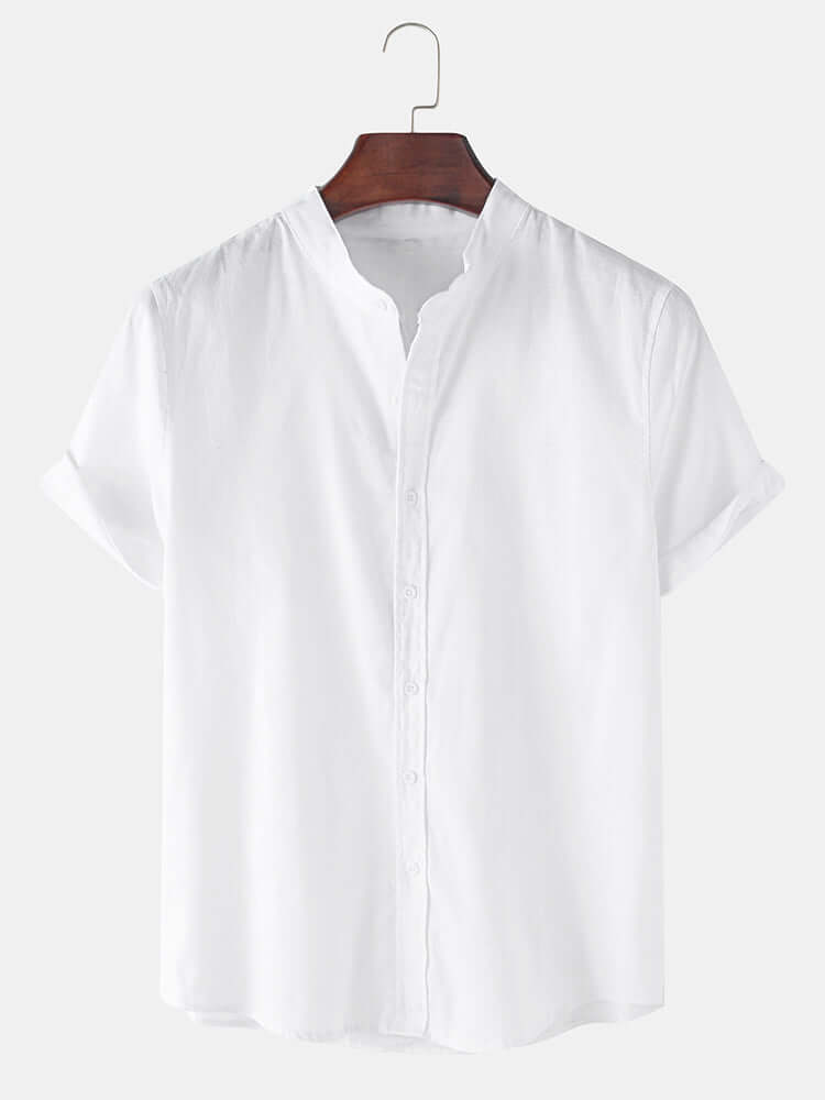 Kurzes Basic-Shirt & Gerade Hose Set herren