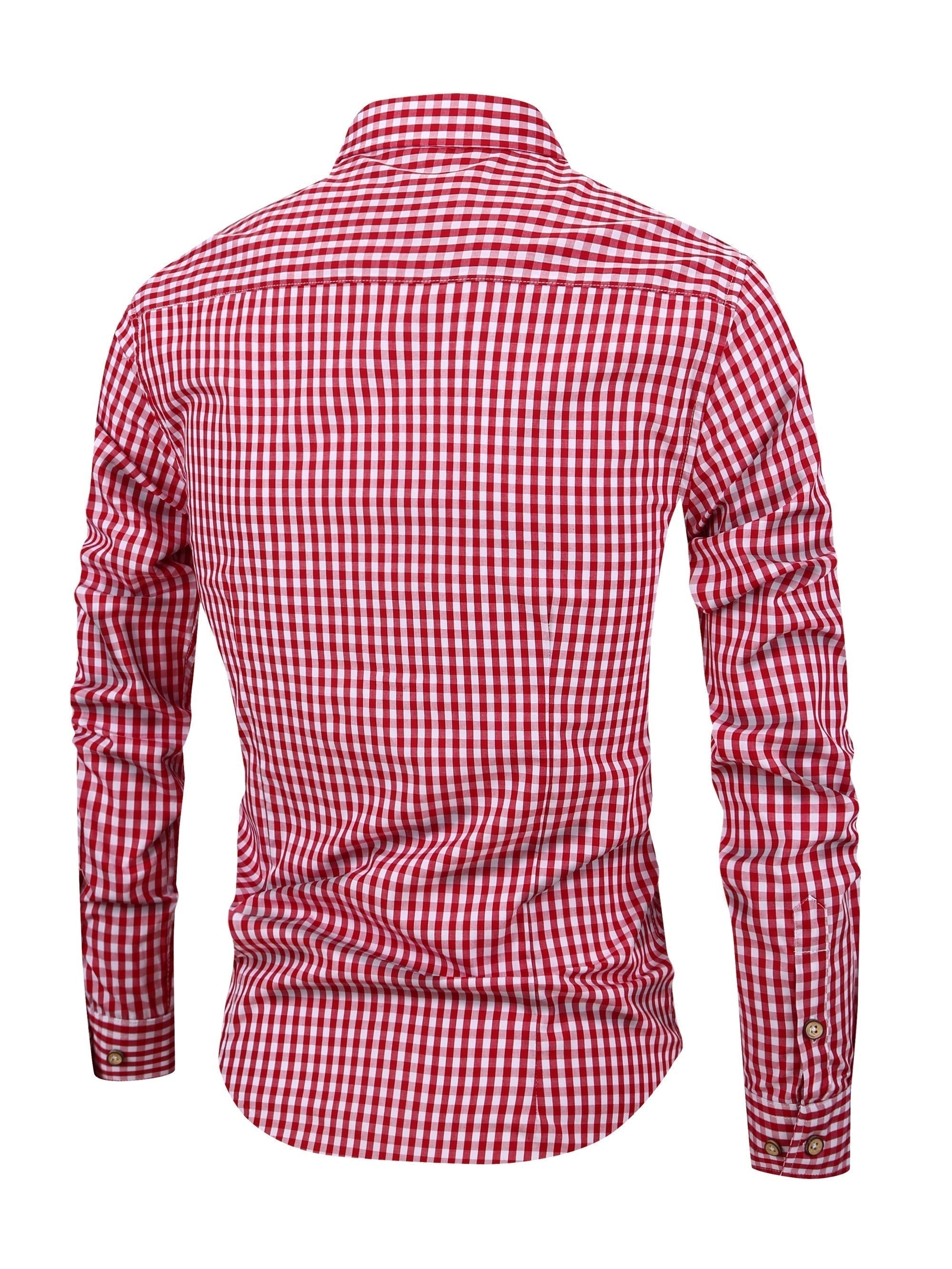Herren-Karohemd mit bequemer Passform & Stil – Florian
