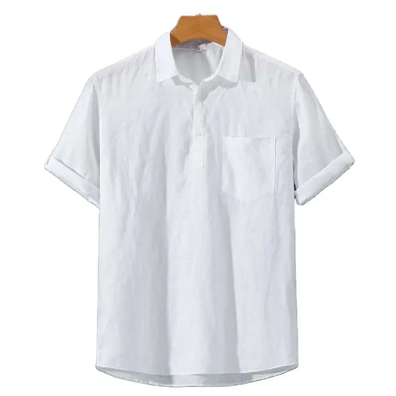 Elegantes Leinen-Polohemd für Herren