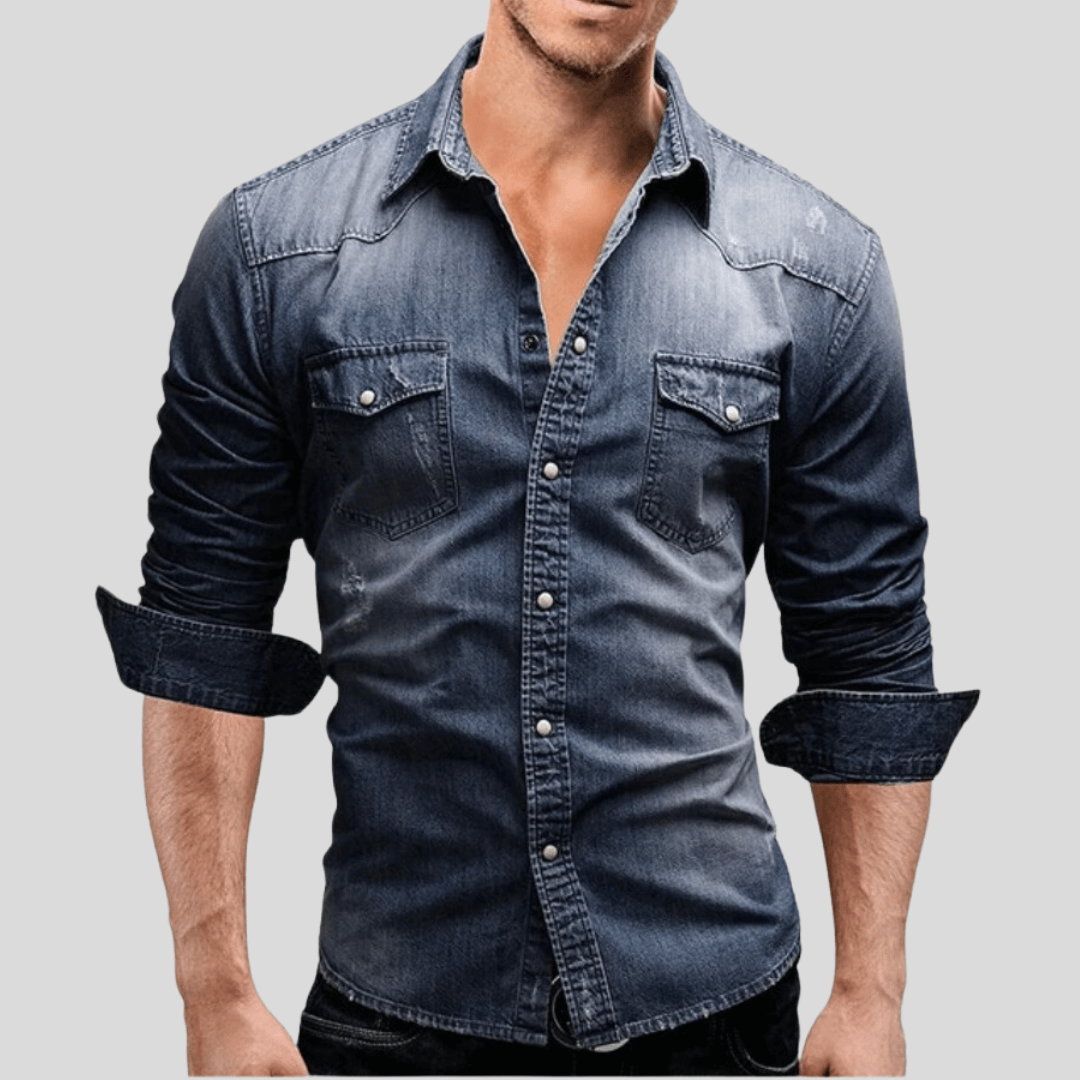 Modernes Denim-Hemd für Herren