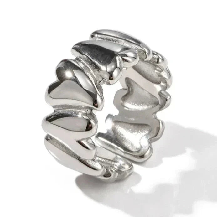 Wickelring mit Herzform und elegantem Design Für Frauen