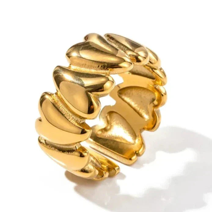Wickelring mit Herzform und elegantem Design Für Frauen