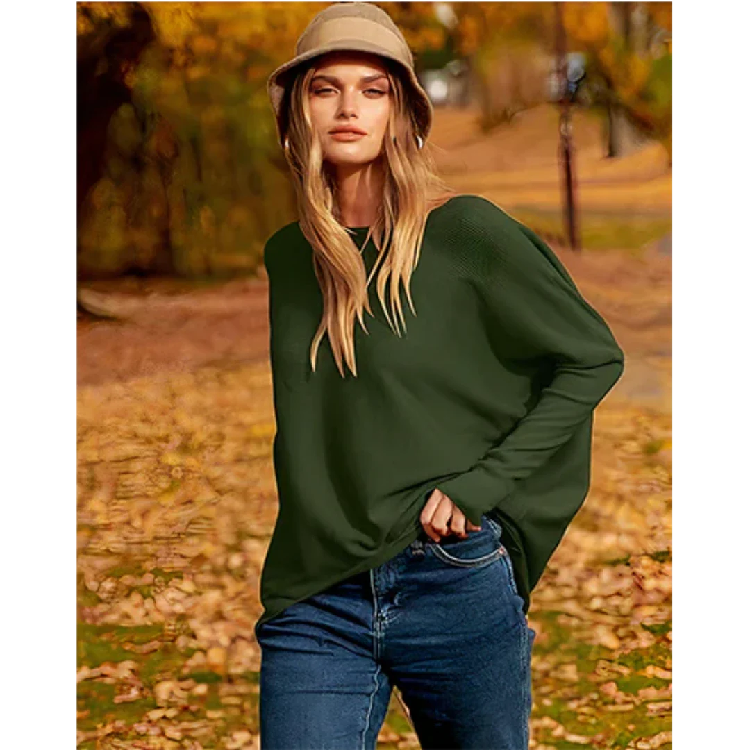 Ainhoa | Damen Herbst Lässige Pullover | Überdimensionale